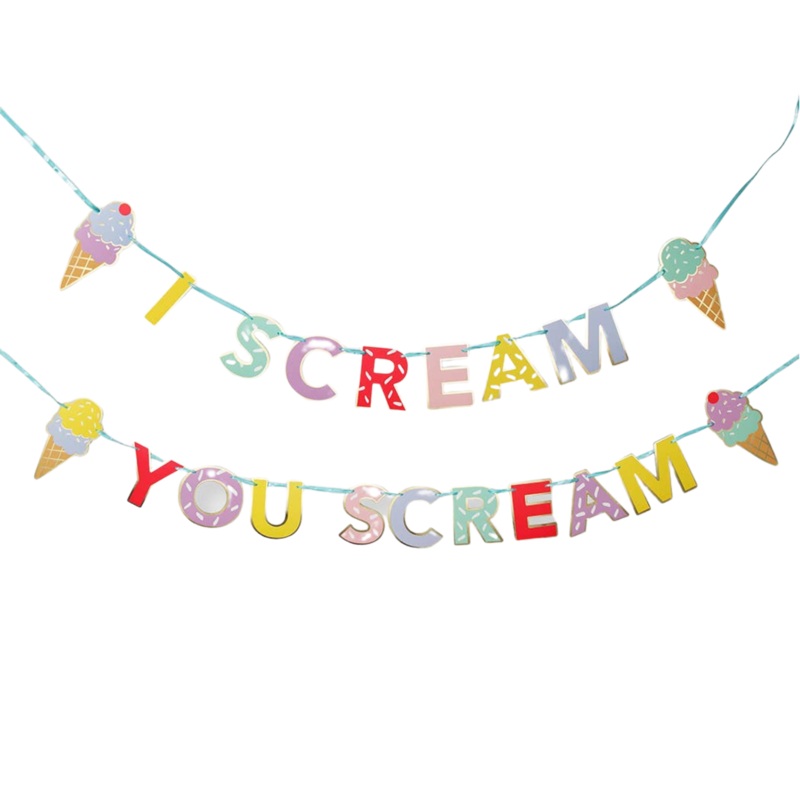 I Scream You Scream Banner
