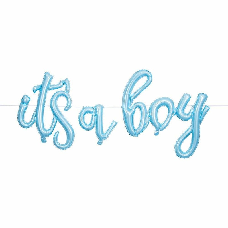 It'S A Boy Balloon Banner 1Ct
