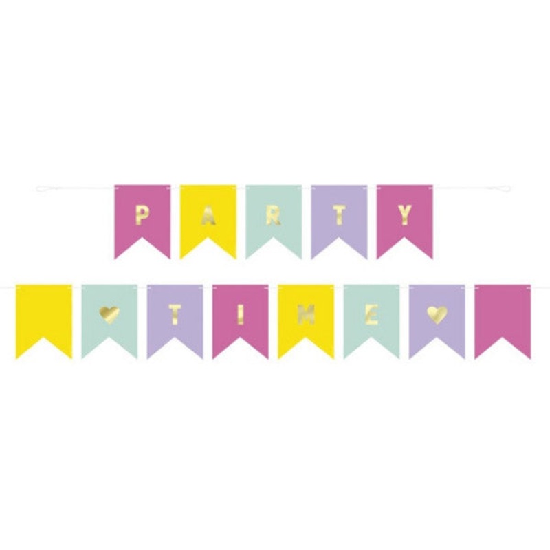 DIY Pastel Pennant Banner