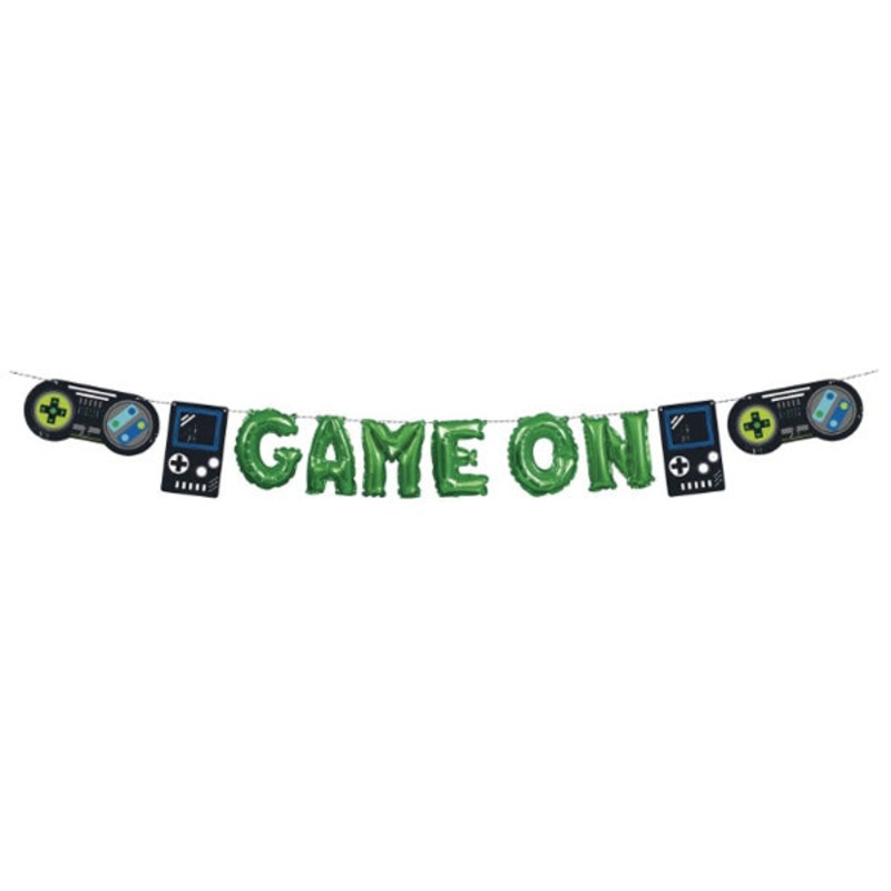 Game On Balloon Banner Kit