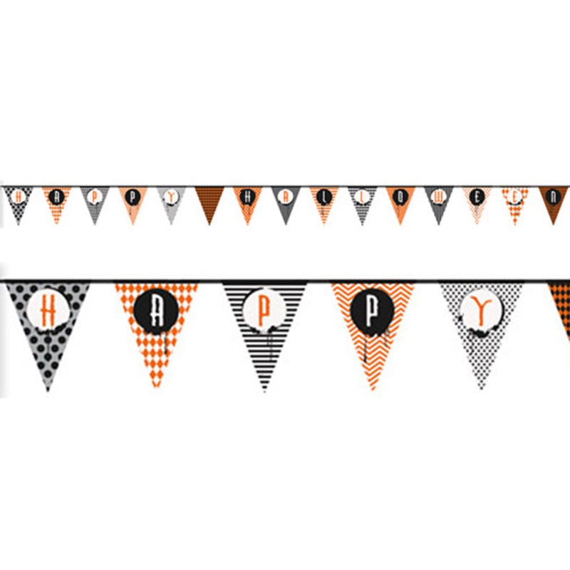 Happy Halloween Pennant Banner