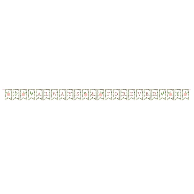 Love & Leaves Pennant Banner