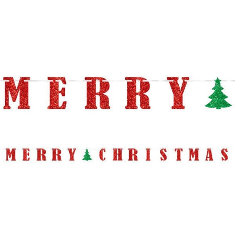 Merry Christmas Jointed Banner