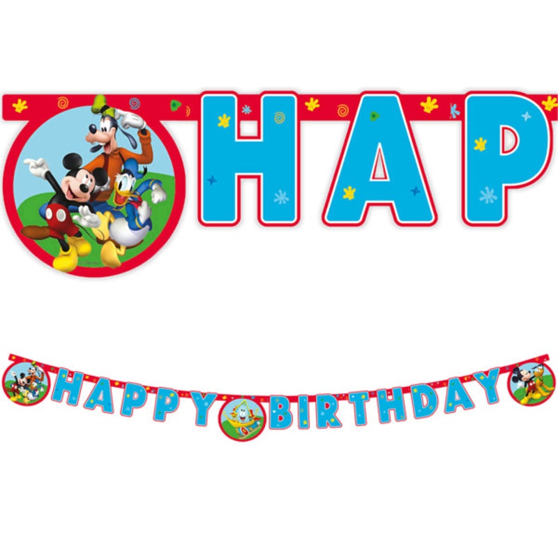 Mickey Mouse Birthday Banner