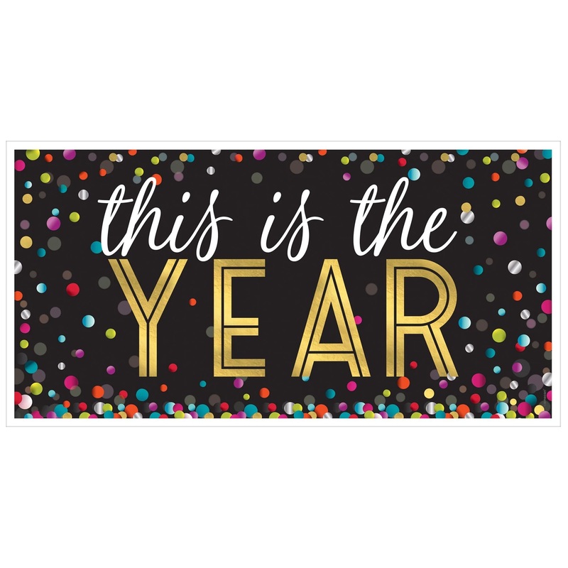 New Years Colourful Banner