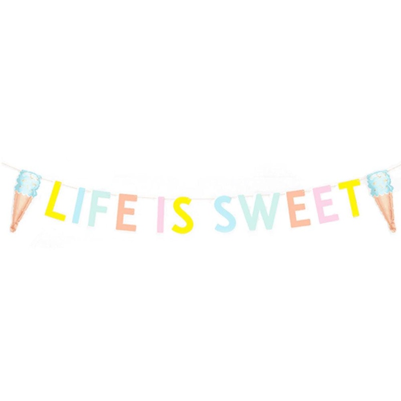 Pastel Ice Cream Banner