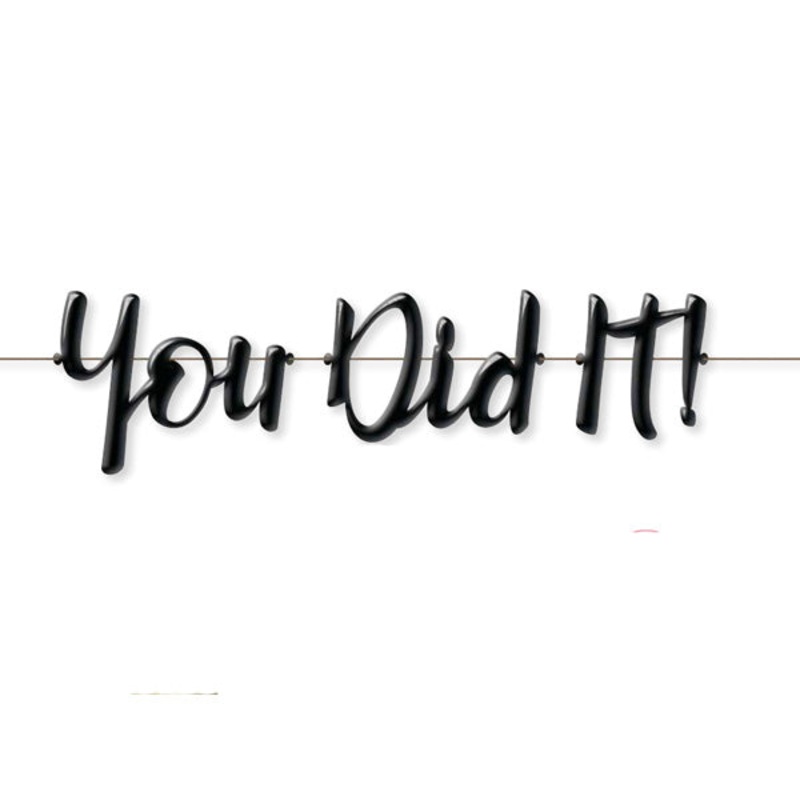 You Did It Balloon Banner