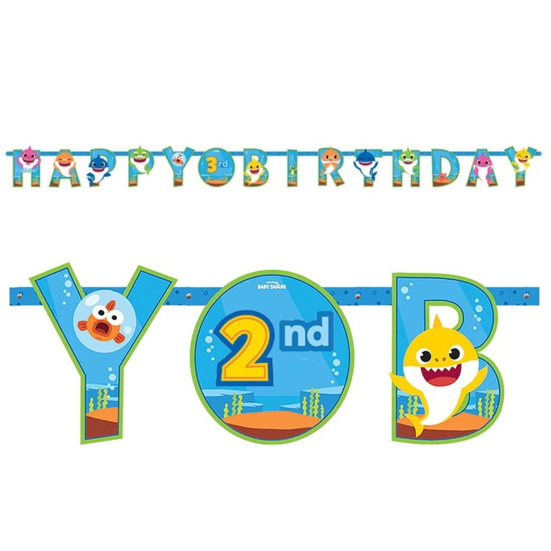 Baby Shark Add An Age Banner