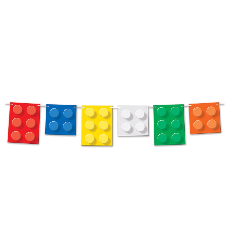 Blocks Party Pennant Banner