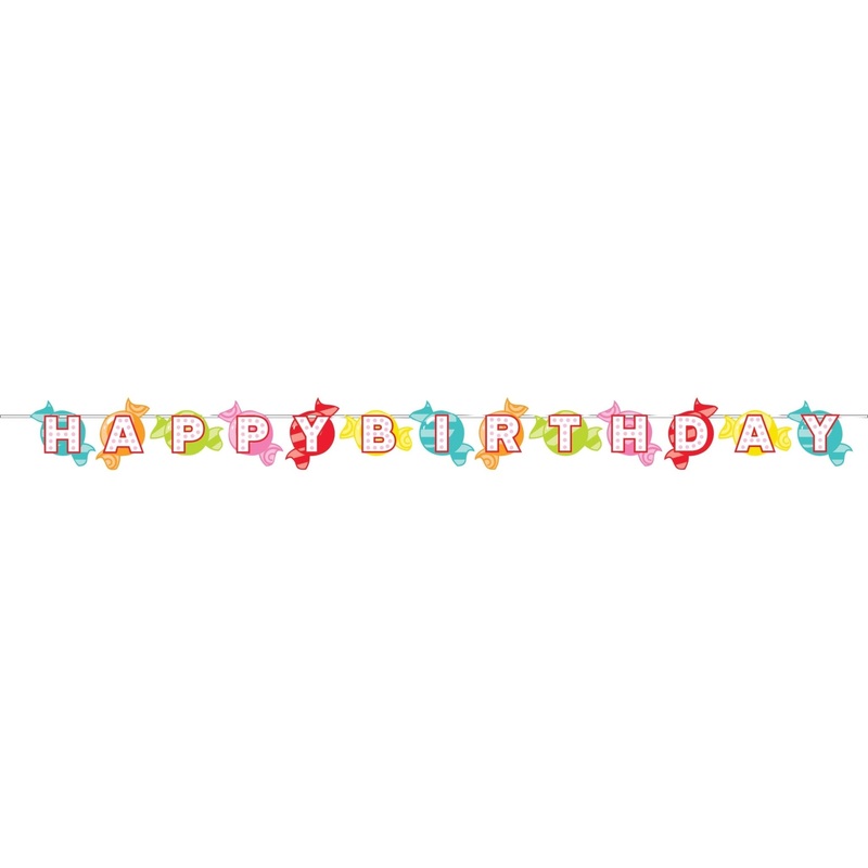 Candy Birthday Banner 7ft