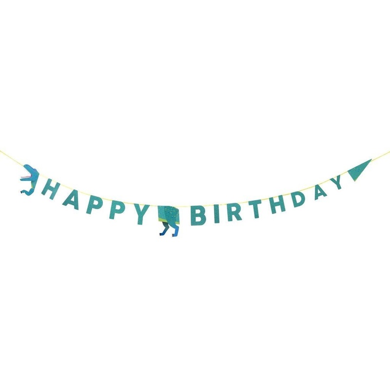 Dinosaur Birthday Banner