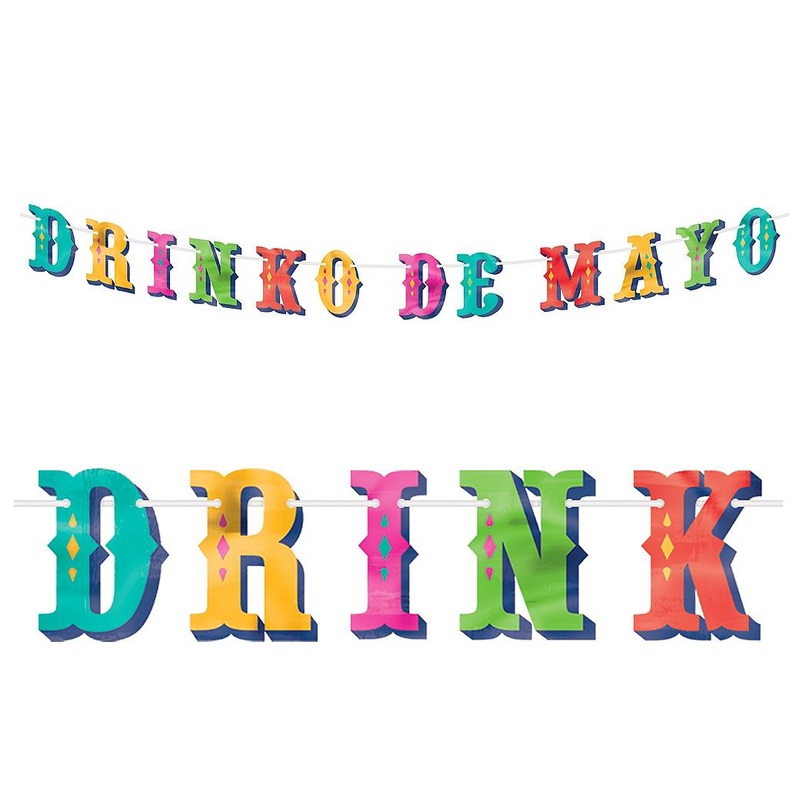 Drinko De Mayo Letter Banner