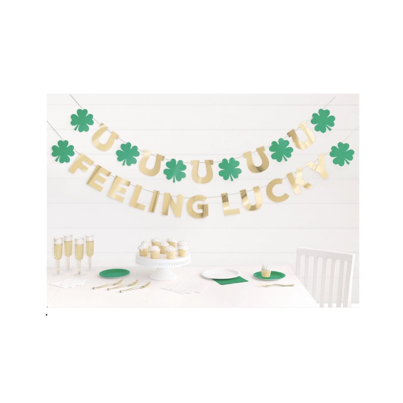 Feeling Lucky Shamrock Banners