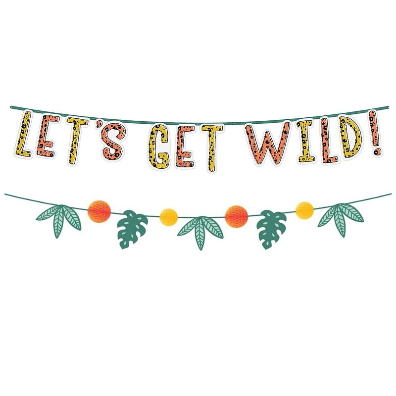 Get Wild Banner & Garland Kit