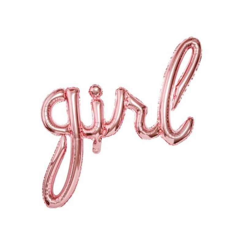 Girl  Balloon Banner