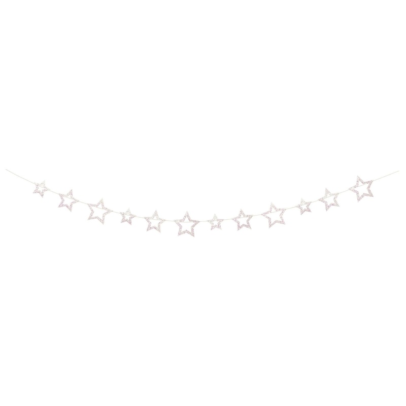 Iridescent Star Party Banner