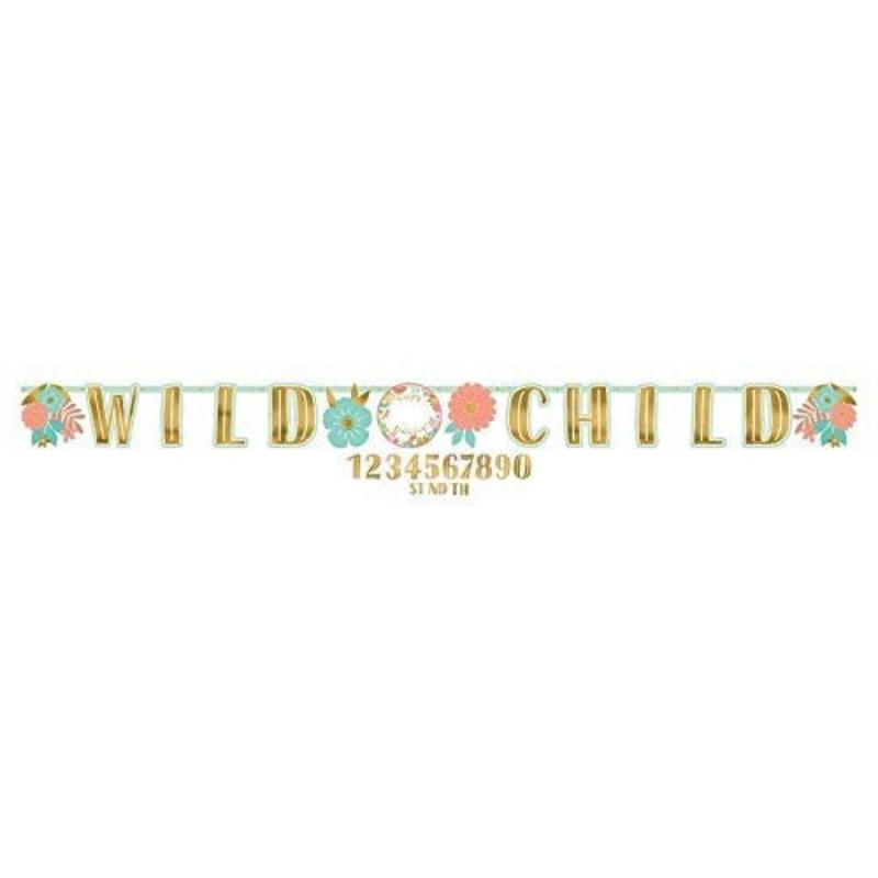 Jumbo "Wild Child" Banner Kit