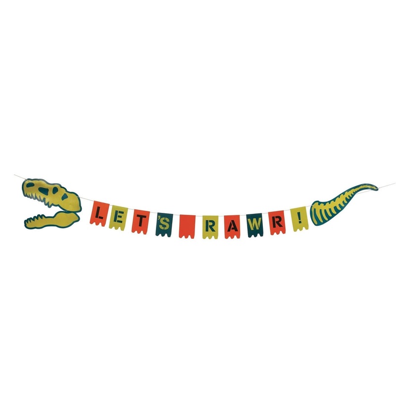 Large Dinosaur Party Banner 7ft