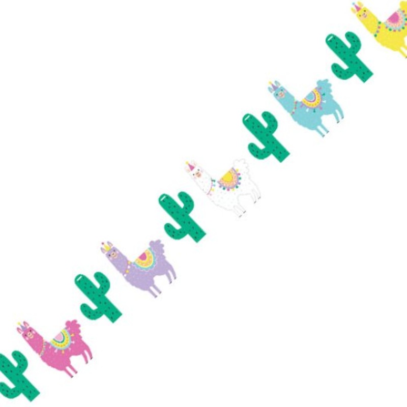 Llama & Cactus Banner