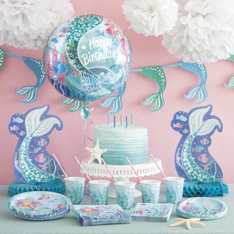 Mermaid Tail Party Banner