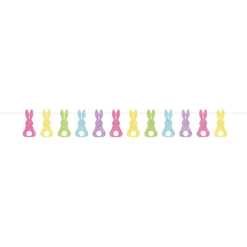 Pastel Easter Bunny Banner