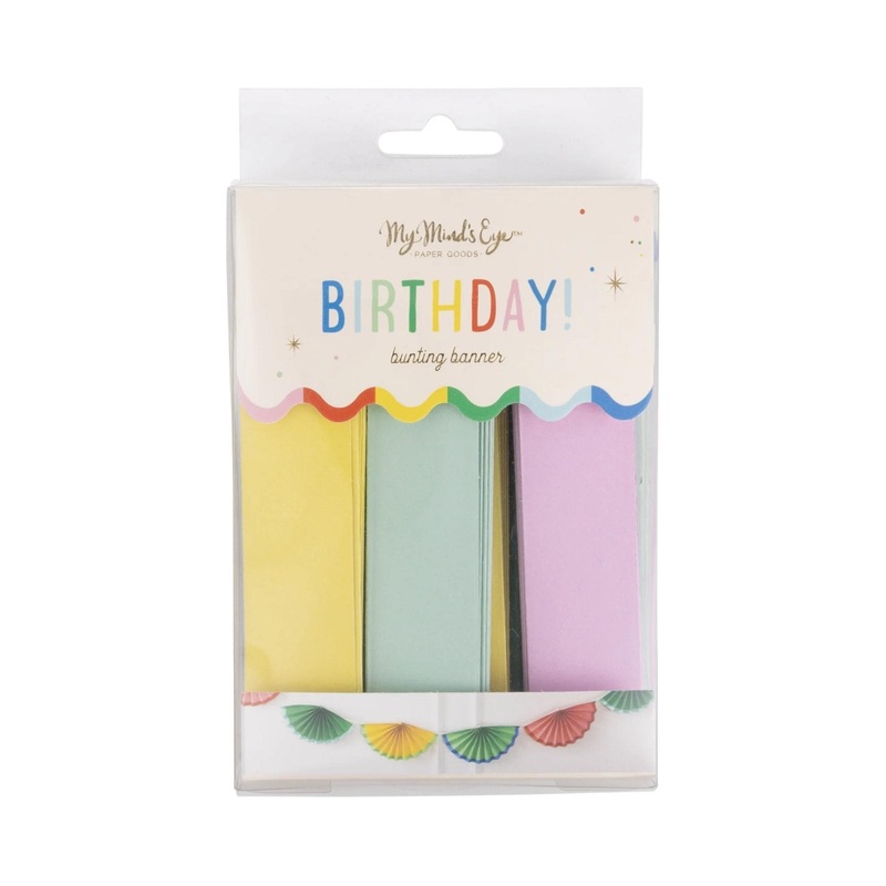 Pastel Paper Bunting Banner