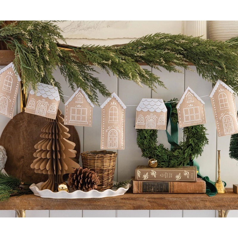 Puffy Gingerbread Banner