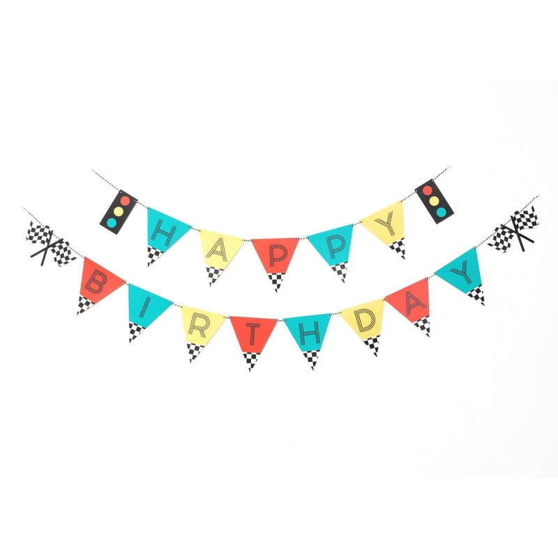 Racing Birthday Banner