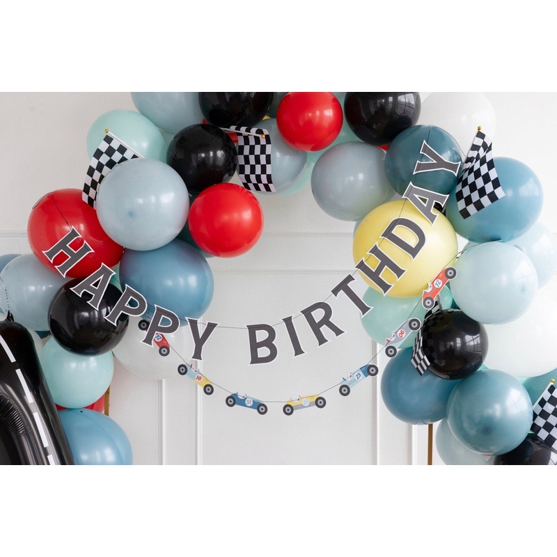 Racing Birthday Banner Set