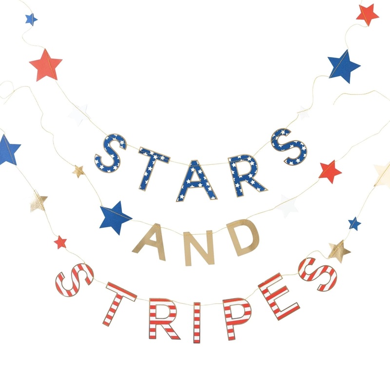 Stars & Stripes Party Banner Set