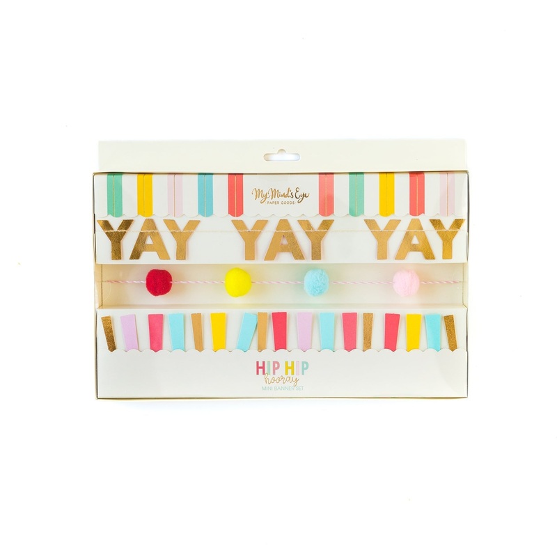 Yay & Pom Pom Mini Banner