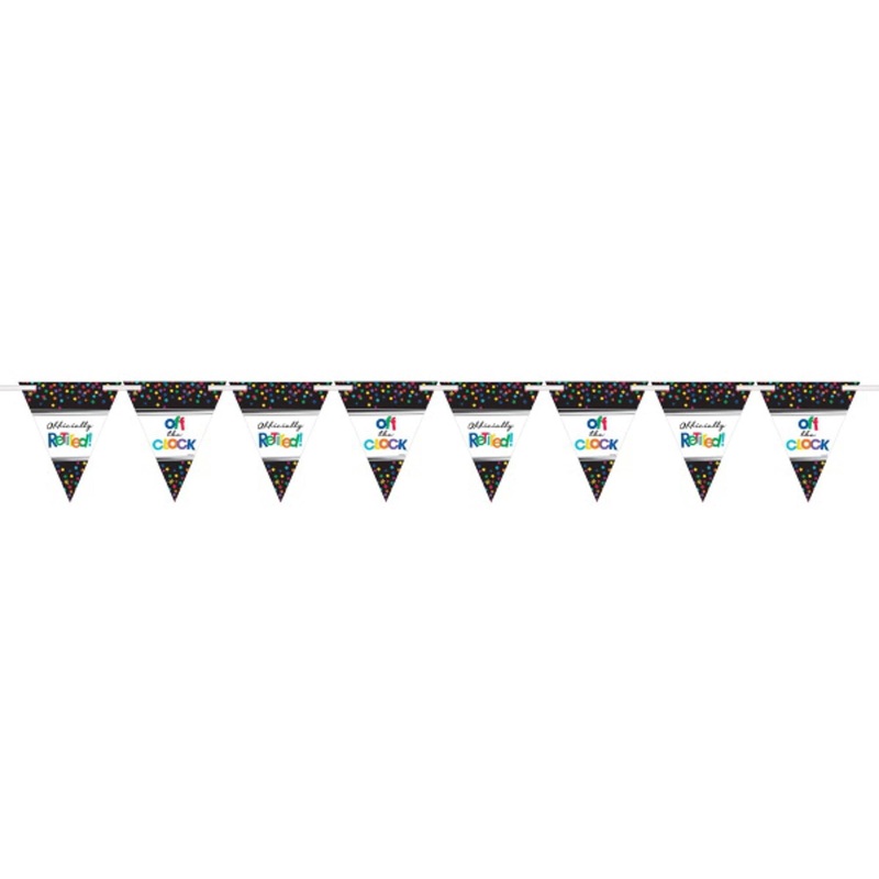 15' Retired Pennant Banner