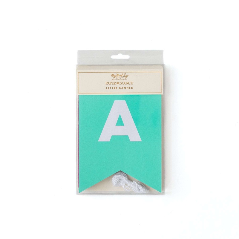 Bright 68 Piece Letter Banner