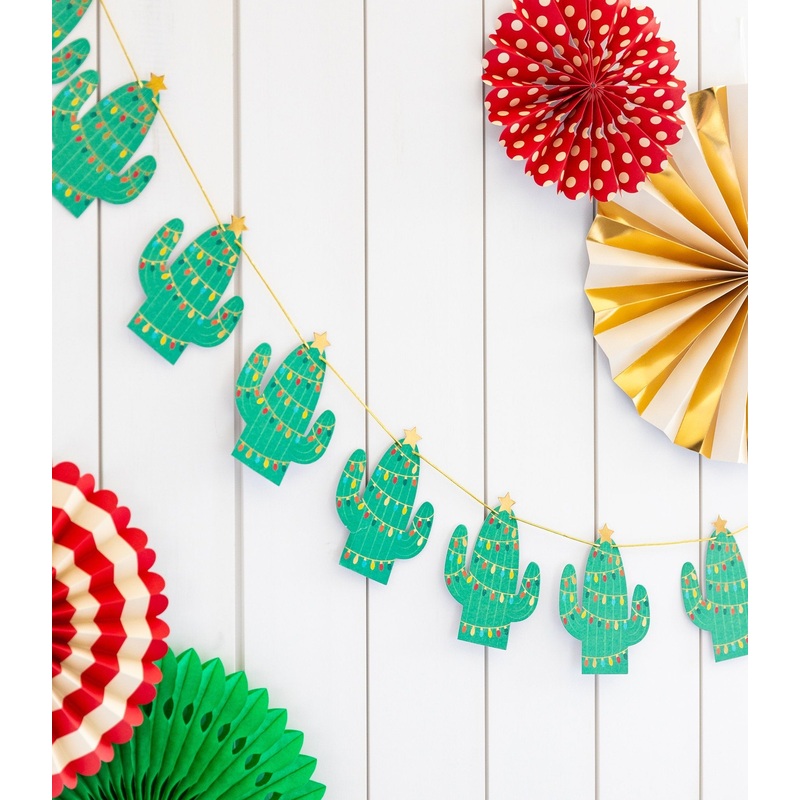 Christmas Cactus Banner