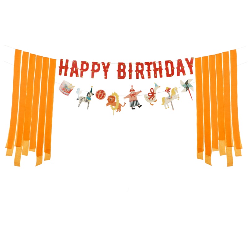 Circus Birthday Banner Set