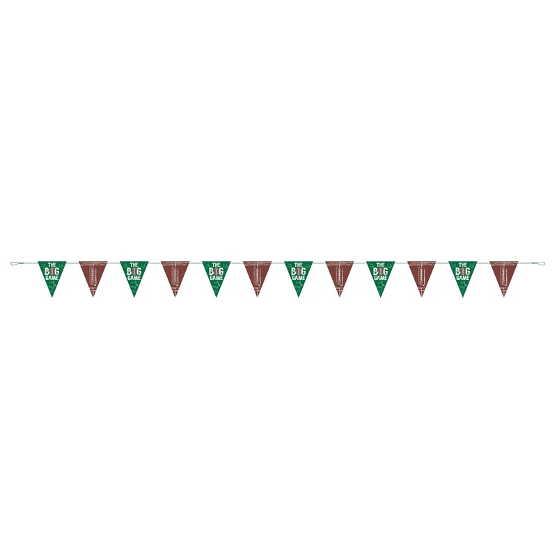 Football Game Day Pennant Banner