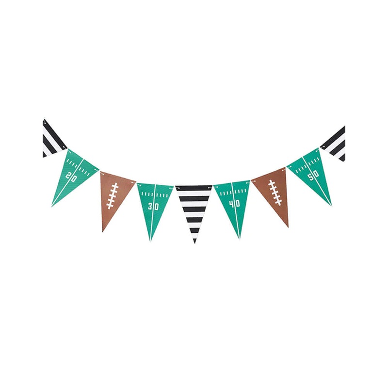 Football Tailgate Pennant Banner