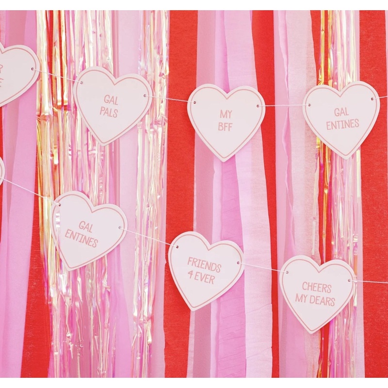 Galentine Heart Banner