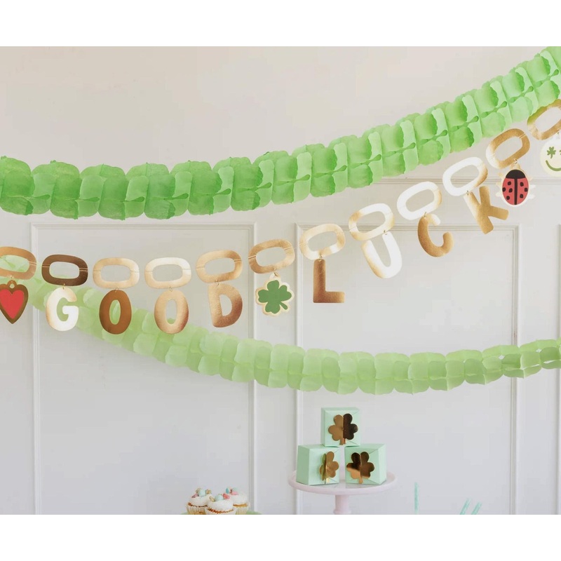 Gold Good Luck Charm Banner