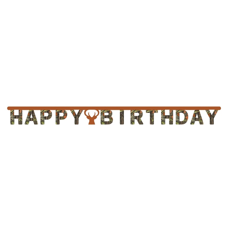 "Happy Birthday" Hunting Banner