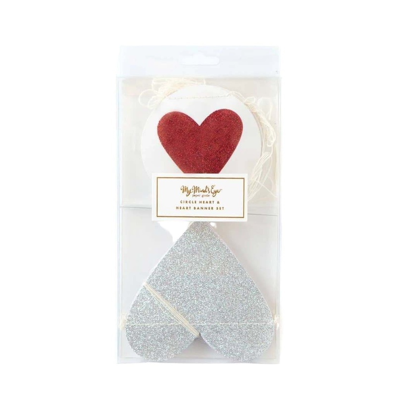 Heart & Circle Banner Set