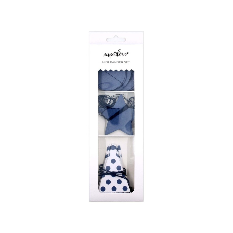 Mini Banner Set - Blueberry