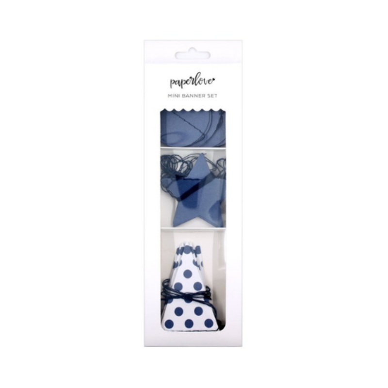 Navy Mini Banner Set
