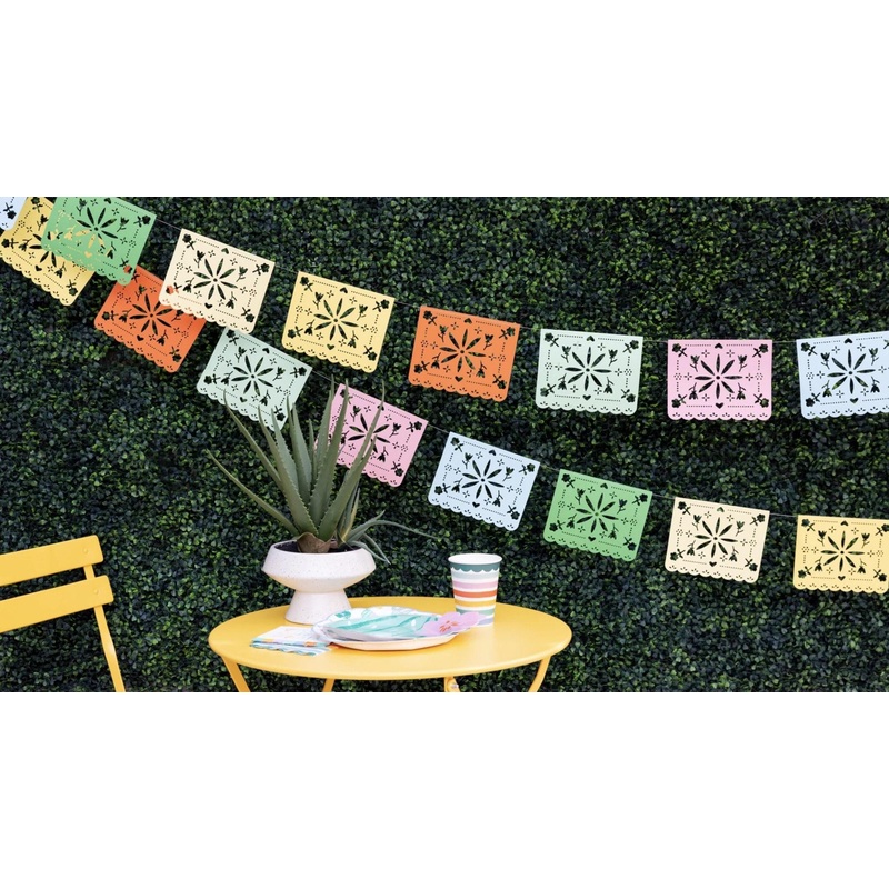 Papel Picado Fiesta Banner