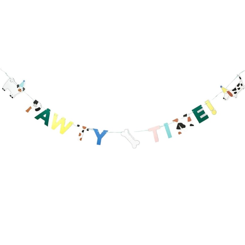 Pawty Time Puppy Banner