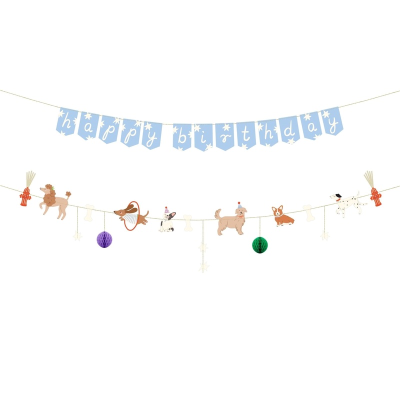 Puppy Birthday Banner 6.8ft