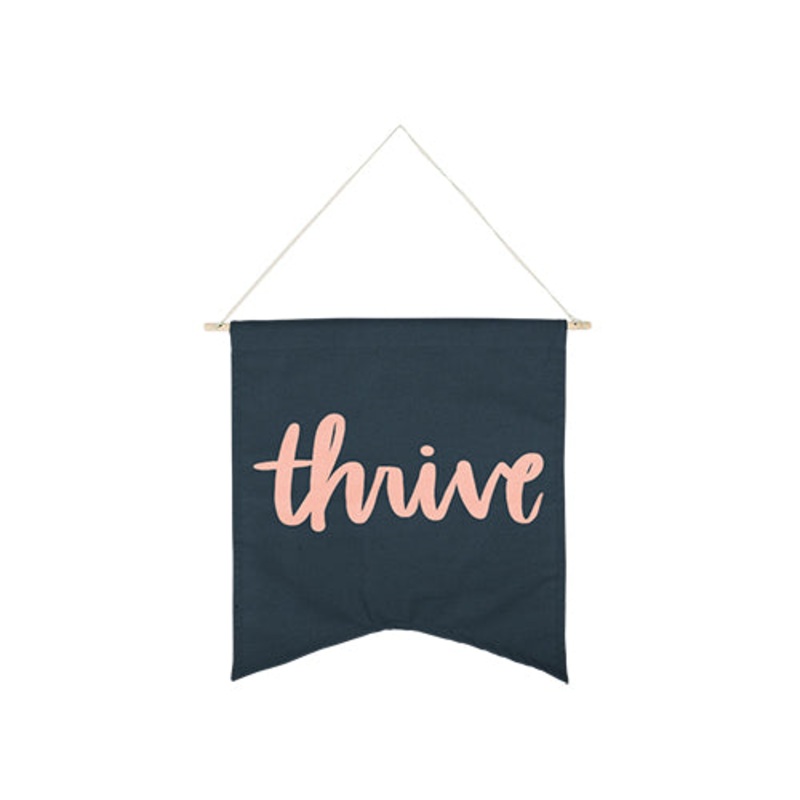 "Thrive" Canvas Banner