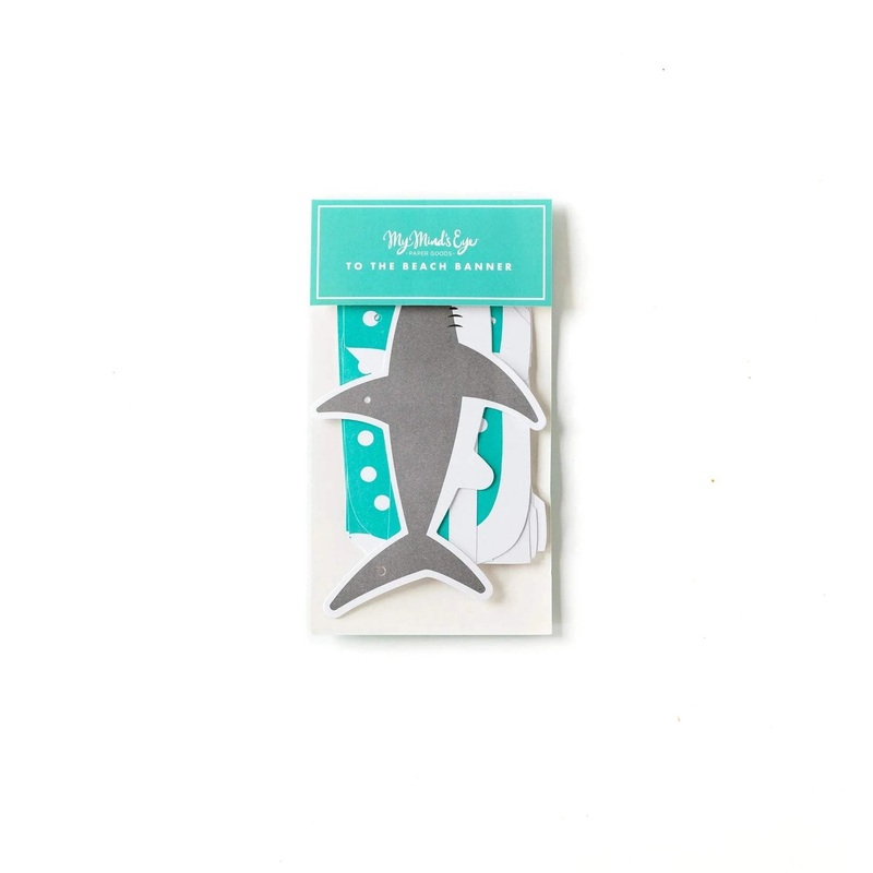 To The Beach Shark Banner