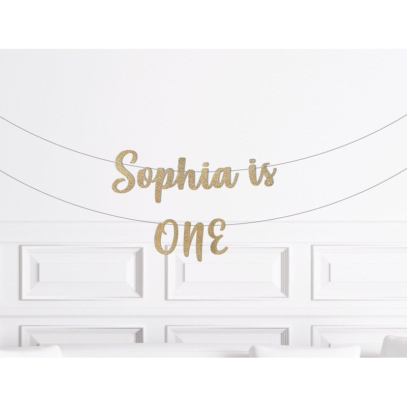 Custom 1st Birthday Banner