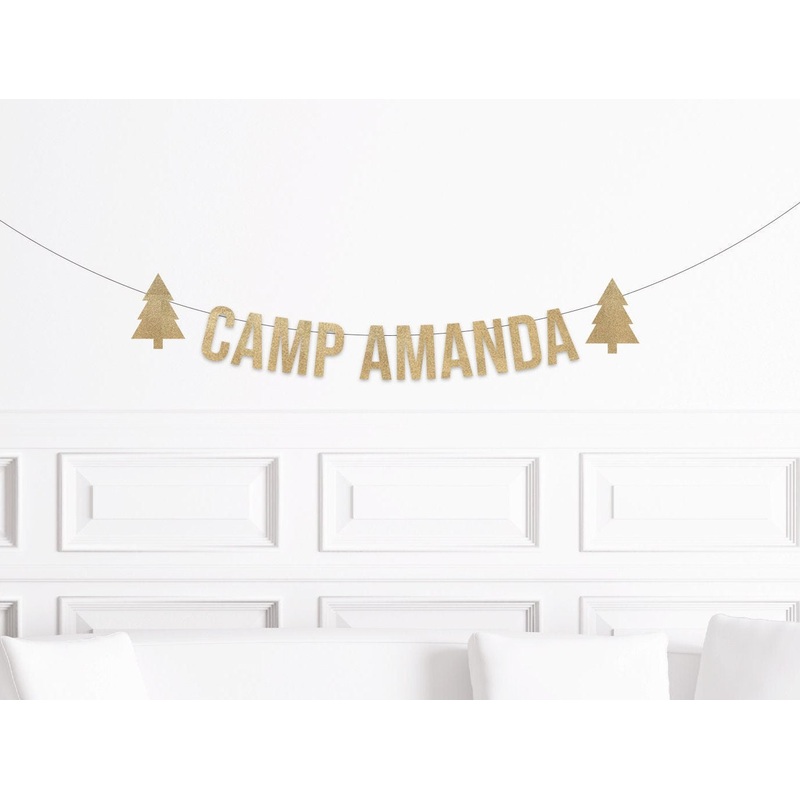 Custom Camp Bachelorette Banner
